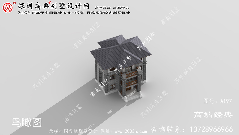 京口区外观设计清新靓丽的中式别墅