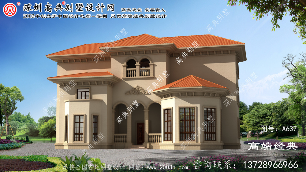 禹会区简欧式别墅设计图纸