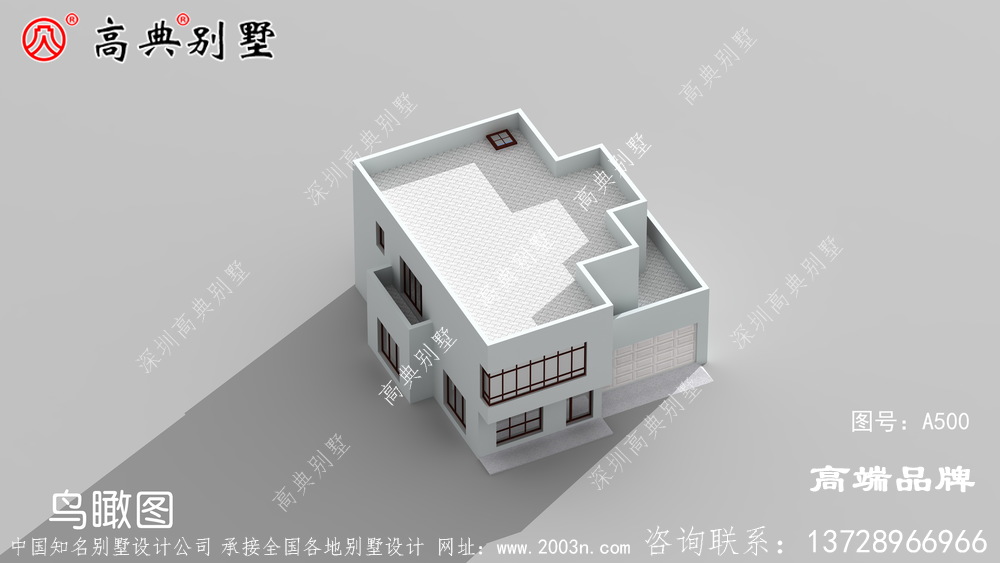 农村两层房屋设计图外观大气精致,妥妥好评