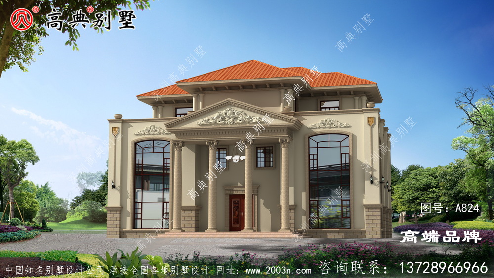 家装设计图农村别墅,贵气十足