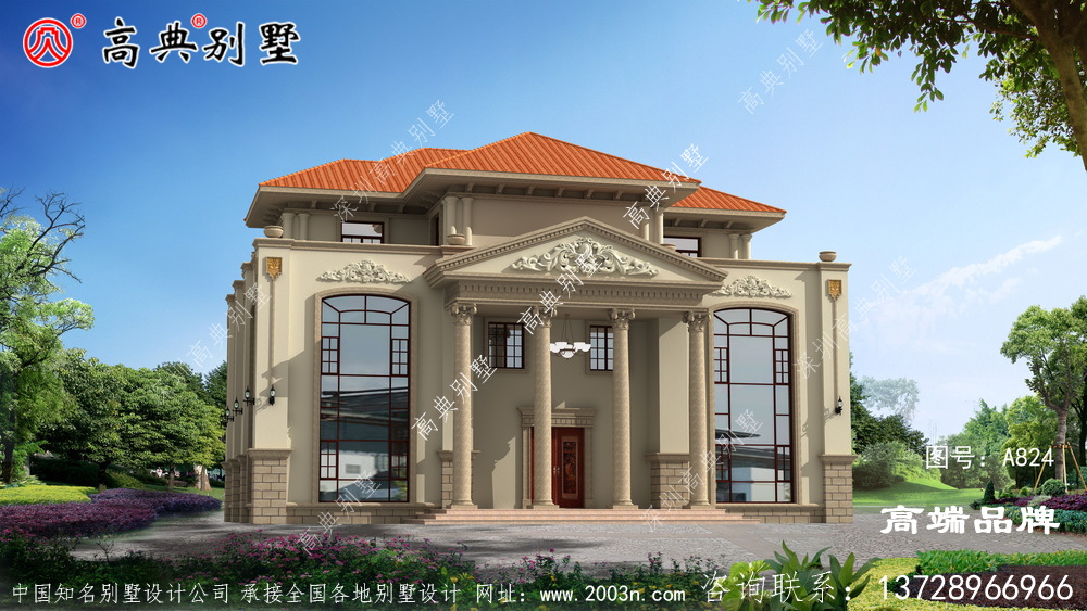 家装设计图农村别墅,贵气十足