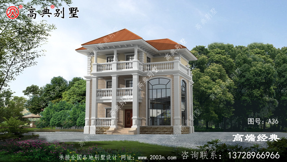 带露台设计,保障了室内的通风与采光