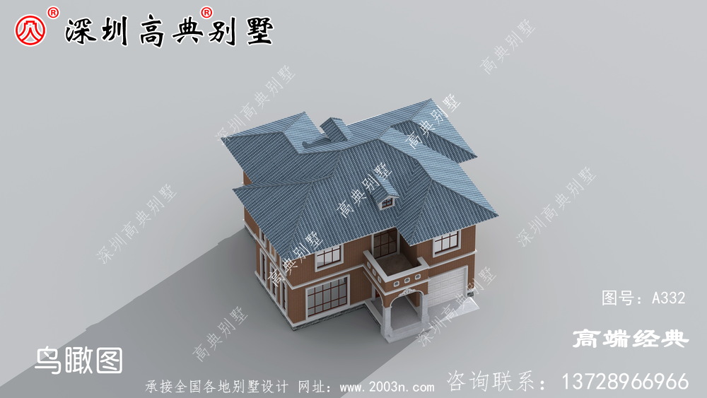 二层小面宽新农村住宅户型图，造价低还实用