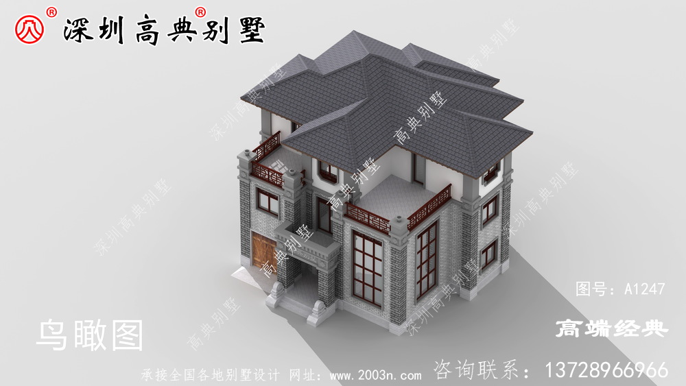 乡下三层最简单的小楼，大户型设计图，太动心了！