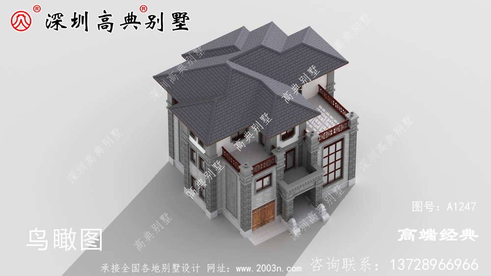 乡下三层最简单的小楼，大户型设计图，太动心了！