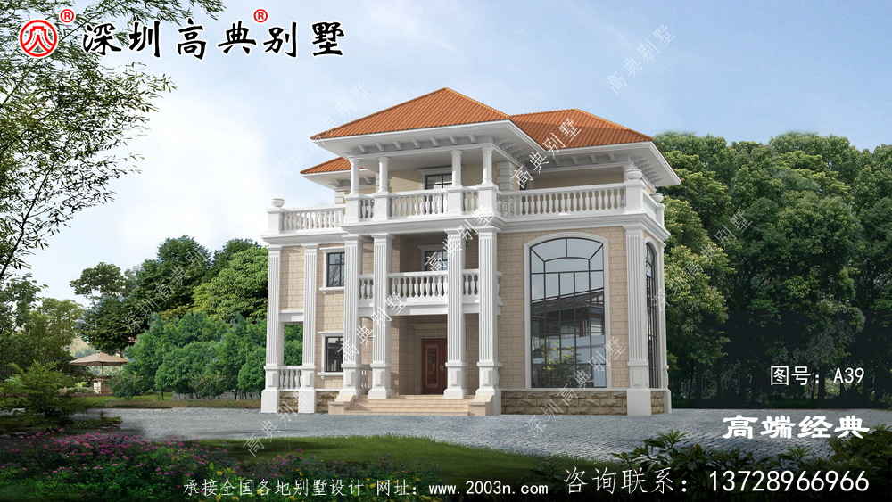独栋三层别墅这样建,绝对没有人敢说你土,奢华大气