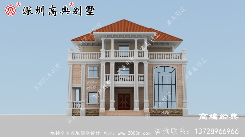 独栋三层别墅这样建,绝对没有人敢说你土,奢华大气