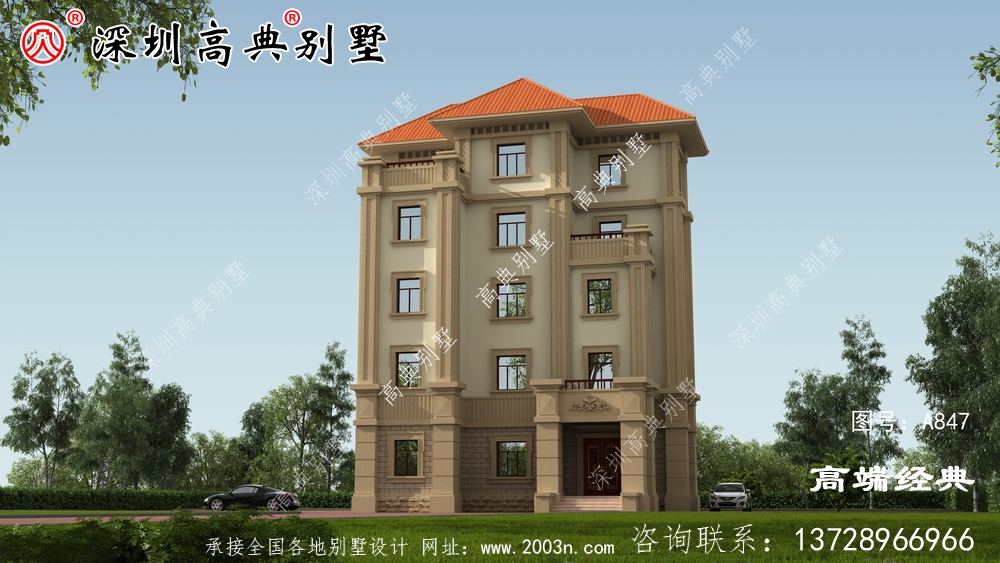 在老家建造这样的别墅,想不红都难