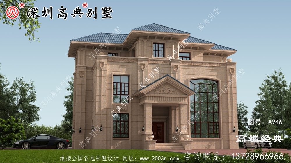 乡村简单的二层半自建房效果图,看过都说惊艳。