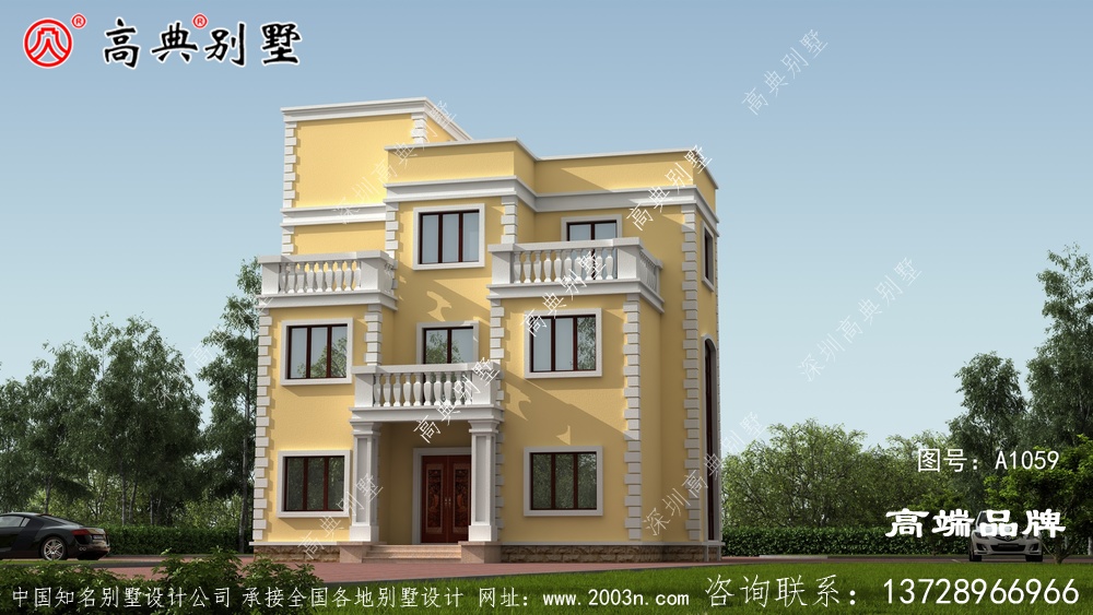 回乡建别墅享受宁静的田园生活风光
