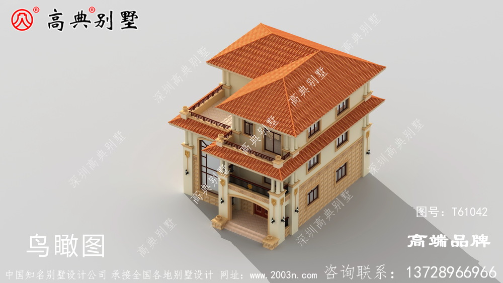 复式三层户型住宅，配上多阳台室外活动空间广